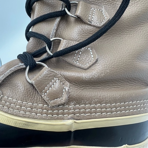 Sorel Manitou Steel Shank Waterproof Boots Sub Zero Removable Liner Beige - Picture 14 of 14